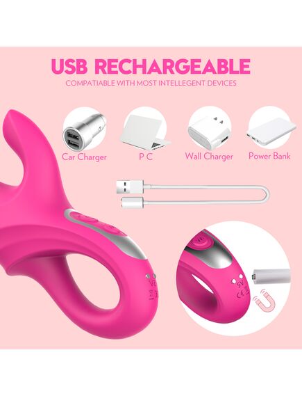 Вибратор кролик "DAGGERS" , изображение 5