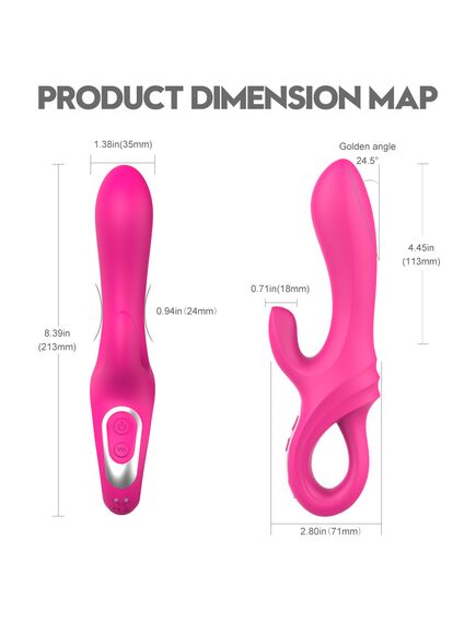 Вибратор кролик "DAGGERS" , изображение 6