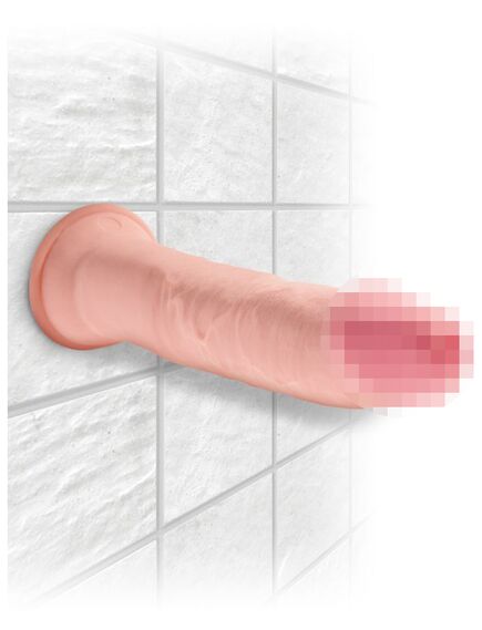 Фаллоимитатор на присоске Тройная плотность King Cock Plus 9 Triple Density Cock - Flesh , изображение 3
