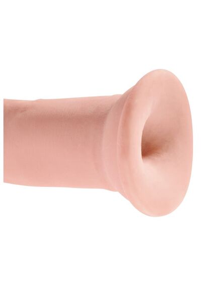 Фаллоимитатор на присоске Тройная плотность King Cock Plus 9 Triple Density Cock - Flesh , изображение 5