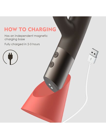 Вибратор с клиторальной стимуляцией "Hannah" , изображение 3