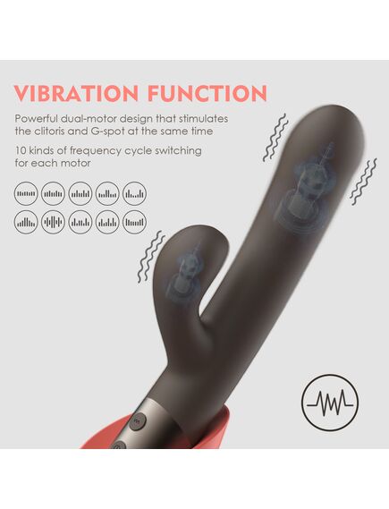 Вибратор с клиторальной стимуляцией "Hannah" , изображение 5