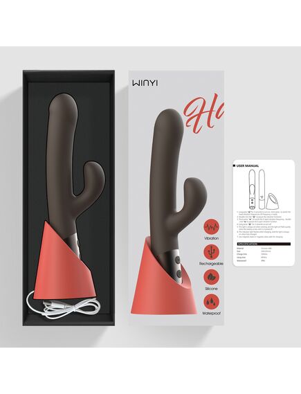 Вибратор с клиторальной стимуляцией "Hannah" , изображение 6