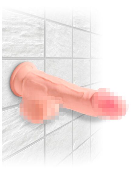 Фаллоимитатор на присоске Тройная плотность King Cock Plus 7.5 Triple Density Cock with Balls , изображение 3