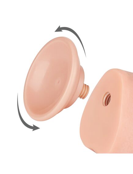 Фаллоимитатор Sliding Skin Dong с подвижной кожей, 24 см , изображение 7