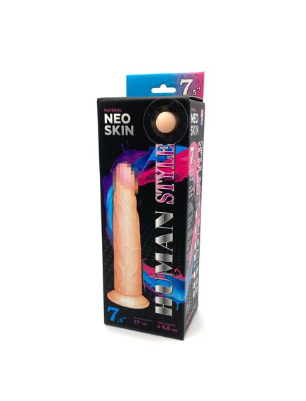 Фаллоимитатор Human Style 19см , изображение 4