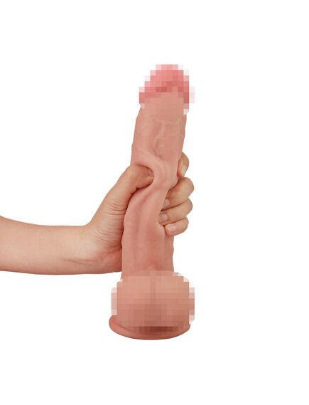 Фаллоимитатор Sliding-Skin с подвижной кожей 21см , изображение 3