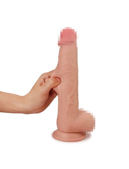 Фаллоимитатор Sliding Skin Dong с подвижной кожей 20,3см , изображение 5