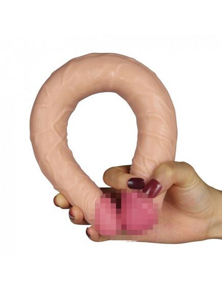 Двусторонний реалистичный фаллоимитатор Double Penetration Dildo 35,6см , изображение 5