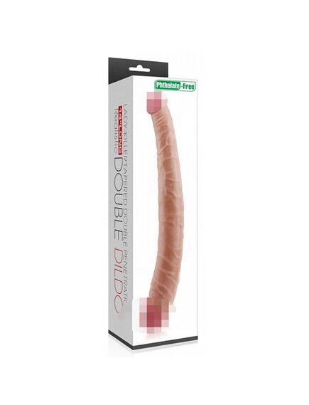 Двусторонний реалистичный фаллоимитатор Double Penetration Dildo 35,6см , изображение 6