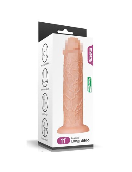 Фаллоимитатор гигант на присоске 28см , изображение 4