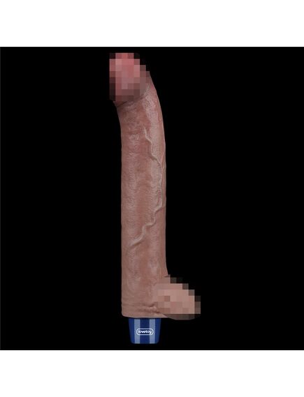 Фаллоимитатор с вибрацией REAL SOFTEE 27 см , изображение 2