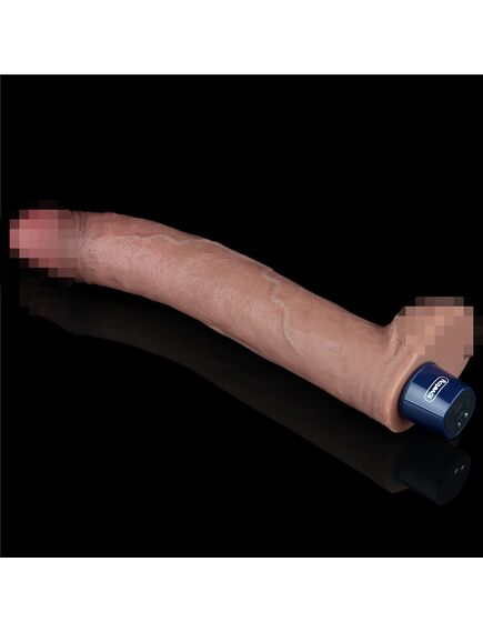 Фаллоимитатор с вибрацией REAL SOFTEE 27 см , изображение 9