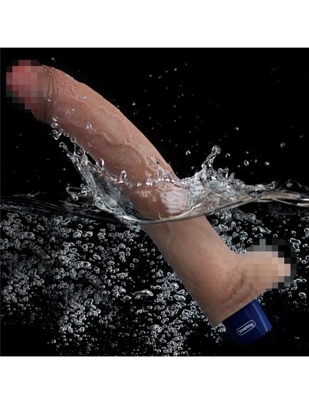 Фаллоимитатор с вибрацией REAL SOFTEE 27 см , изображение 10