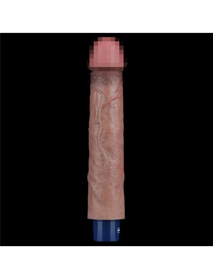 Фаллоимитатор с вибрацией REAL SOFTEE 22,8 см , изображение 3