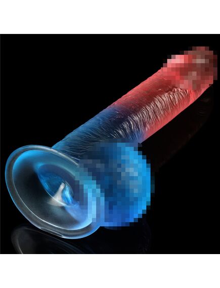 Фаллоимитатор DazzlesStuds 7.5 сине-розовый , изображение 4