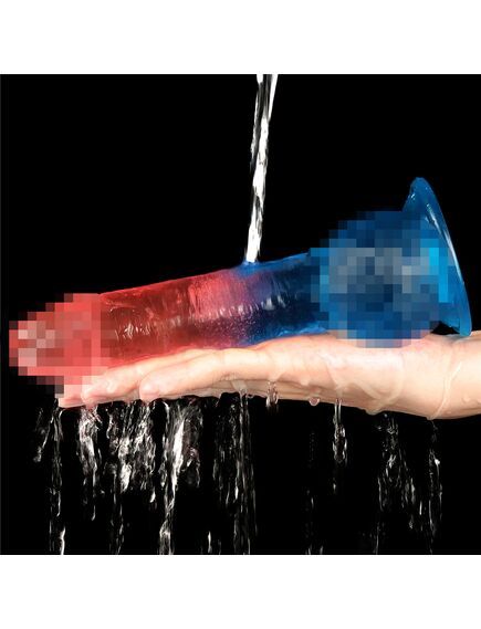 Фаллоимитатор DazzlesStuds 7.5 сине-розовый , изображение 9