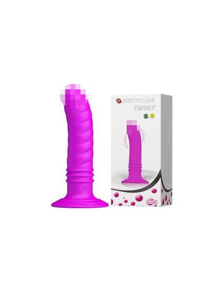 Анальная пробка Twist с вибрацией на присоске , изображение 3