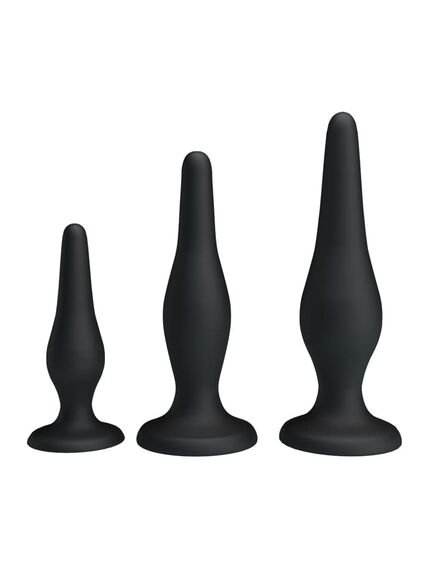 Mini Anal Kit Набор силиконовых анальных пробок для начинающих 