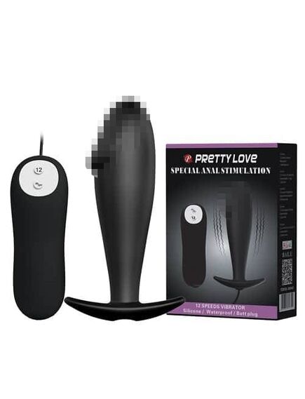 Анальный вибромассажёр с пультом управления , изображение 2