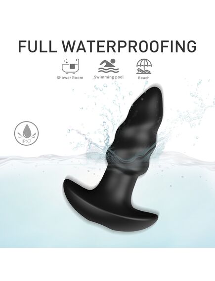 Анальная пробка с перезаряжаемой вибропулей LOVEARROW-2 , изображение 2