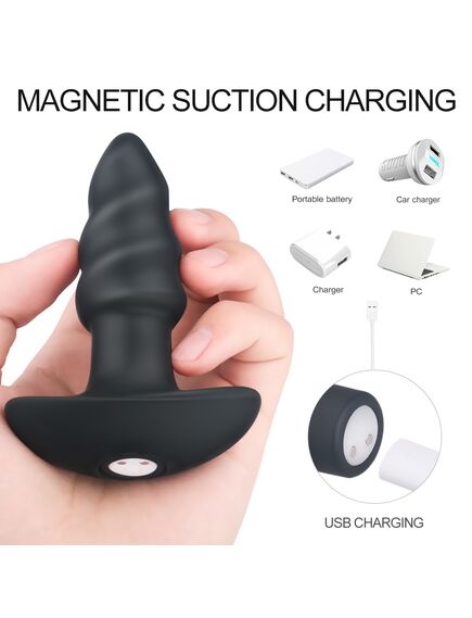 Анальная пробка с перезаряжаемой вибропулей LOVEARROW-2 , изображение 4