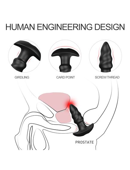 Анальная пробка с перезаряжаемой вибропулей LOVEARROW-2 , изображение 6