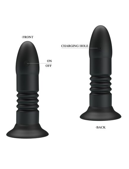 Анальная втулка с поступательными движениями, вибрацией и пультом д\у "Magic Jingers" , изображение 6