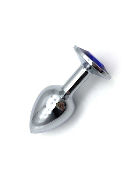 Анальная пробка с синим кристаллом, S , изображение 2