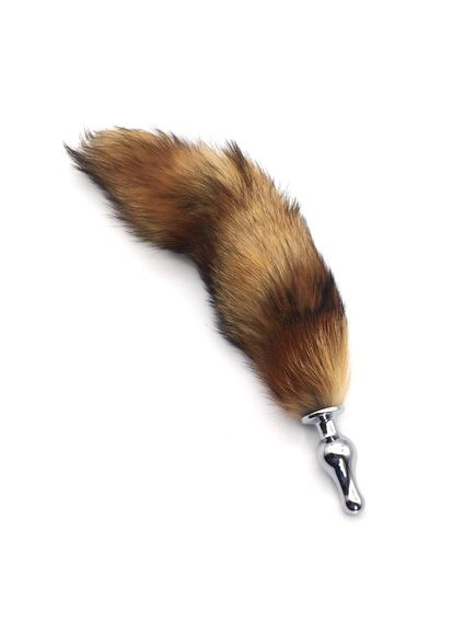 Анальная пробка с лисьим хвостом, S 