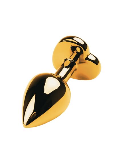 Анальная пробка с белым кристаллом, сердце, S , изображение 2