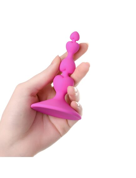 ВТУЛКА АНАЛЬНАЯ цвет розовый, L 80 мм D 10x21x17 , изображение 2