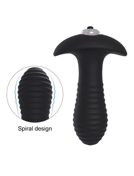 Анальная пробка с вибрацией "Spiral" , изображение 3