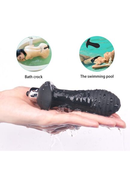 Анальная пробка с вибрацией "Spiral" , изображение 4