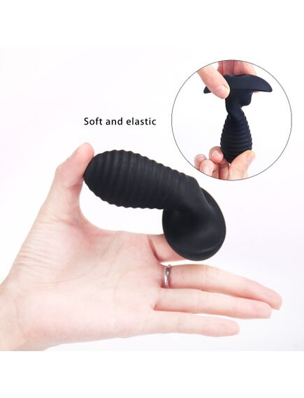 Анальная пробка с вибрацией "Spiral" , изображение 9