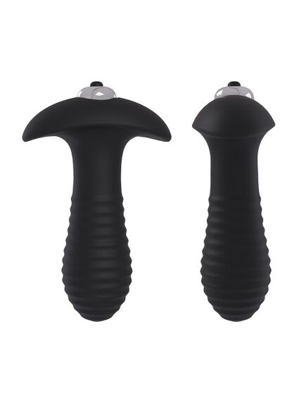 Анальная пробка с вибрацией "Spiral" 