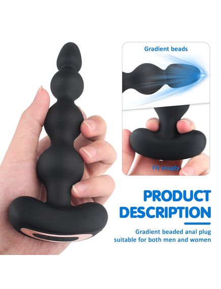 Анальная пробка с вибрацией "Andrew" , изображение 2