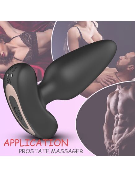 Анальная пробка с вибрацией Albert-RCT с пультом , изображение 2