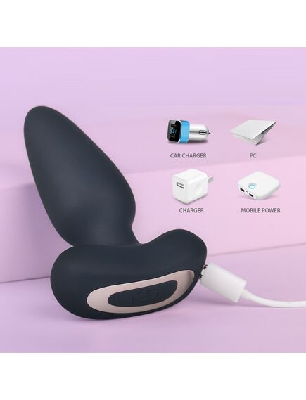 Анальная пробка с вибрацией Albert-RCT с пультом , изображение 5