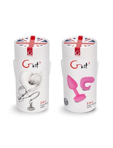 Набор анальная пробка вибро-перстень "Gkit Sunny" , изображение 2