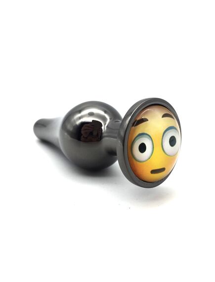 Анальная пробка со смайлом 9,4см/3,2см 