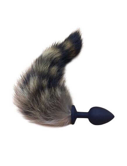 Натуральный хвостик енота, 35см 