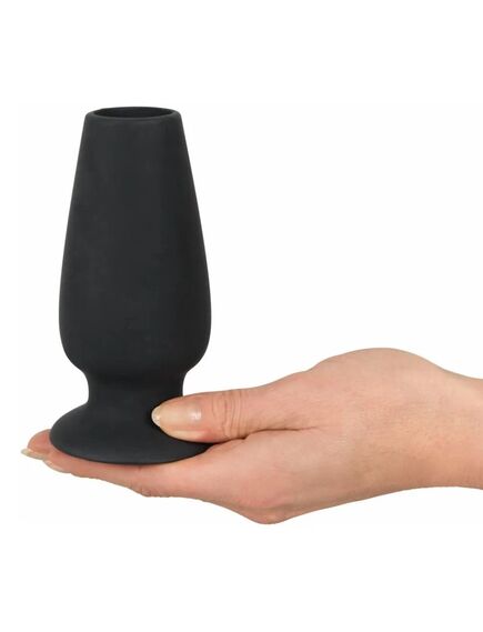 Анальная пробка Lust Tunnel Plug S 7.5 см, черный , изображение 5