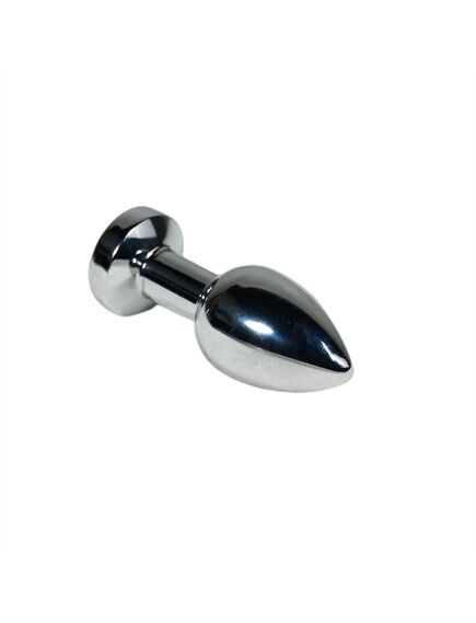 Металлическая анальная пробка с вибрацией , изображение 2