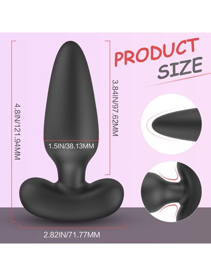 Анальная пробка с вибрацией "Albert" , изображение 2