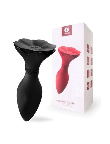 Анальная вибропробка Mornin Glory Black , изображение 2