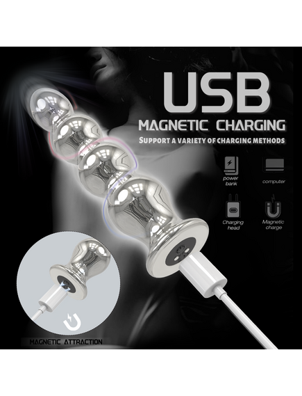 Анальная ёлочка с вибрацией GUDE , изображение 2