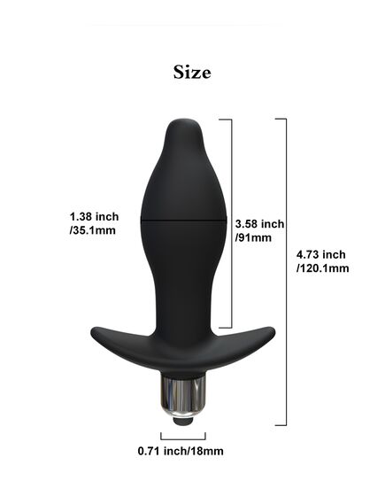 Анальная пробка с вибрацией Levett , изображение 2