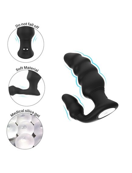 Анальная пробка с вибрацией "Dragon" , изображение 3