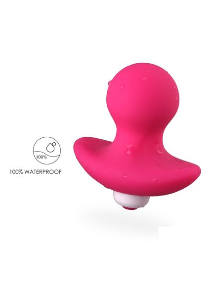 Розовая анальная пробка со съемной вибропулей  "IMAX" , изображение 7